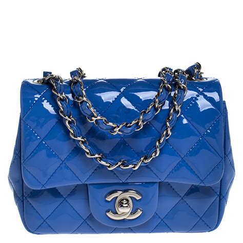 mini blue chanel bag|chanel mini bag vintage.